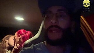 My friend and I sucked off my boss in his car