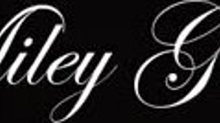 This young blonde teen rides big white cock with romantic lights around