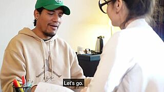 Damn! Latino Helps Secretary for Nationality in Steamy Exchange!