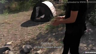 Czech Hunter 563: Twink Takes Cash for Raw Mouth Action