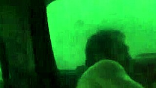 Passionate Spooning Sex in the Car at Park