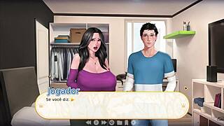 I can’t stop thinking about my naughty aunt rubbing her giant tits on me in 3D hentai. It’s unreal!