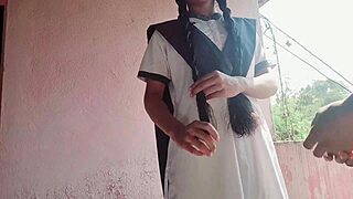 did indian student get pounded by her tuition sir on the ranch today? she got drilled hard.