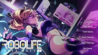 Nova duty sexdoll craves pussy fingering for orgasm stability in hentai game