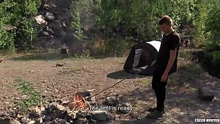 Czech Hunter 563: Twink Takes Cash for Raw Mouth Action