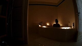 my petite girlfriend's bathtime voyeur with hidden cam gopro
