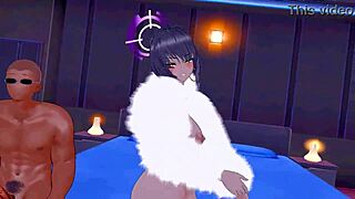 asuna and karin in mmd animation