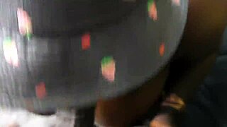 Amateur couple shares close-up moment