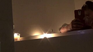 my petite girlfriend's bathtime voyeur with hidden cam gopro