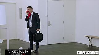 Hey, how does this vixen side chick surprise her sugar daddy?