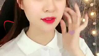 Korean Webcam Girl In White Dress Feels So Sexy