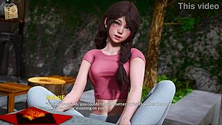 in eternum 212, this mature anime babe flaunts her huge tits in sexy outfit