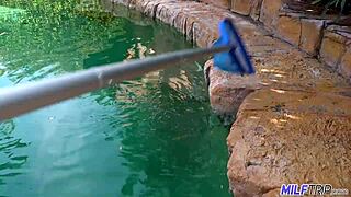 busty blonde milf vanessa cage rides big cock for cumshot in doggystyle