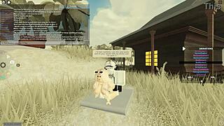 Roblox game used to create porn video with blonde teen getting fucked in different positions