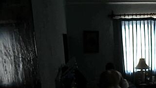 my cousin fucks me at home with parents around, showing her petite tits and big ass