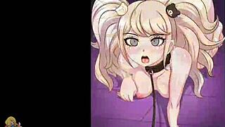 junko enoshima gets wild in danganronpa hentai
