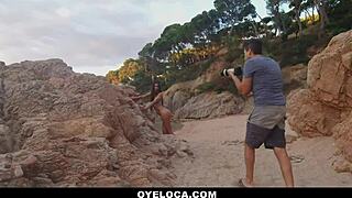 Horny Latina teen sneaks to ride her roommate’s big meat?