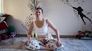 Do you like the yoga lesson with the big ass mature milf?