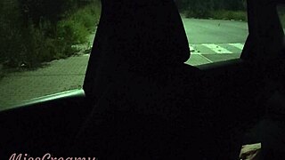 Did you catch my wife squirting and fucking a voyeur in French public parking, only to get caught by strangers?