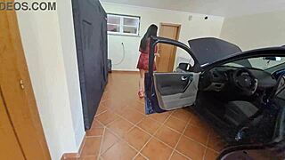 latina wife sells car and bangs the eager buyer.