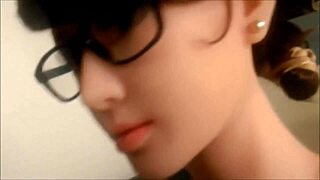 Preparing sexy asian love doll for hardcore banging