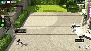 anime hentai girl gets creampie in the kitchen during game