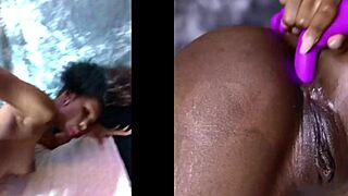 goddess luxxx28 shows pussy spread while playing with sexy toys ebony babe explores black and pink pussy