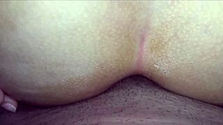 sexy slut gave me a footjob before nice anal fuck on tight ass