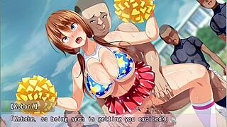 kanojo becomes baseball club manager for wild gangbang. part 4 unfolds intense hentai action.