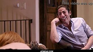 Redhead Bent Over for Doggy and Blowjob While I Watch Closely. Big Ass Fingered and Kissed Hard!