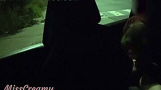 Did you catch my wife squirting and fucking a voyeur in French public parking, only to get caught by strangers?