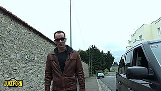 skinny blonde babe can't get enough of anal and sucking big cocks 😍