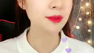 Korean Webcam Girl In White Dress Feels So Sexy