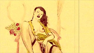 Vintage Erotic Animation Evokes Nostalgic Feelings