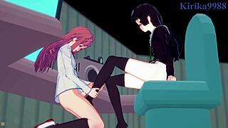 Marika Kato i Chiaki Kurihara u divljem lezbejskom i futanari seksu! 😍