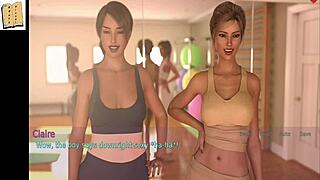 wife and stepmother, let's see what happens in this hentai scene