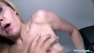 public agent milf black canary fucks desperately for job