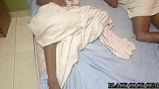 Can you believe I fucked her best friend on her birthday? Threesome with dark skinny pussies was insane!