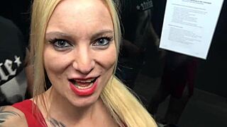 deutsche blondine gets drilled in hamburger parkhaus and public toilet