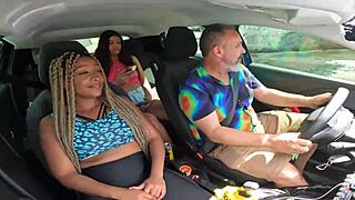 Biniş aldıktan sonra yaramaz kız Renata Carvalho'ya katıldı ve şansını yakaladı