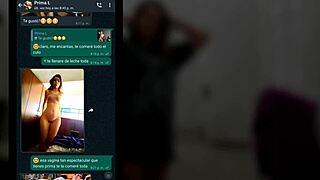 whatsapp chat with my prima got hot, ended in my room