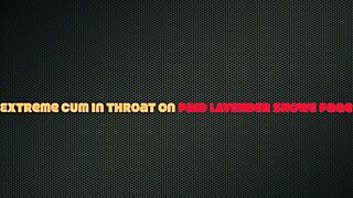 nerdy dominatrix in knee high leather heels gets balls deep punishing throatpie