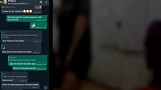 whatsapp chat with my prima got hot, ended in my room