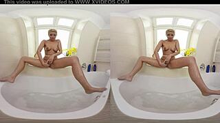 LOVELY FETISH BABE NIKKY DREAM IN REALITY FISHNETS BLONDE BATHROOM ANAL FOOTJOB HARDCORE VR VIDEO