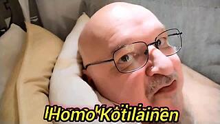 Straight gay bear BDSM master from Finland, big nose, brown eyes