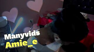 Sloppy Dildo Deepthroat With Petite 18+ Asian Slut