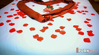 Black Bride Worships Ass On Wedding Day With Licking And Fucking