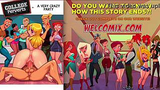 A Crazy Party Orgy With Perverted Cartoon Characters