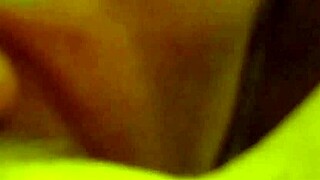 husband performs cunnilingus with head between spreading legs