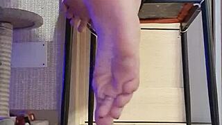 Dirty Slut In Black Leggings Fingers Herself With Pure Desire And Need